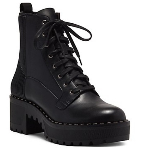 Vince Camuto Shoes - Vince Camuto Movelly Lug Booties Black Size 6M